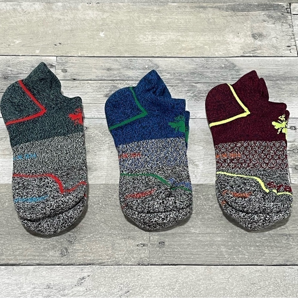 Bombas 3-Pack Hex Tec All Purpose Performance Socks -  Size - Medium